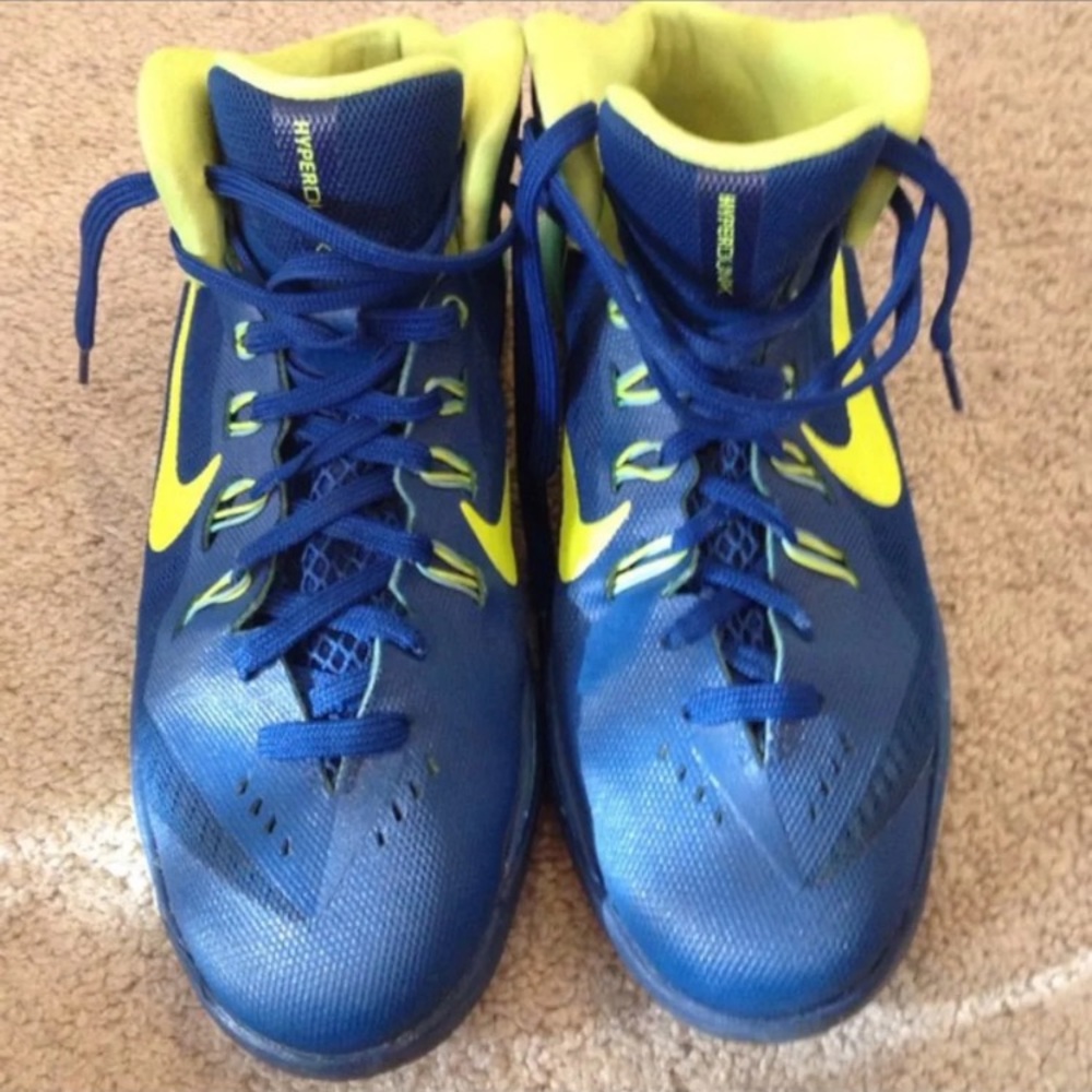 Nike Sale 6.5y blue and neon